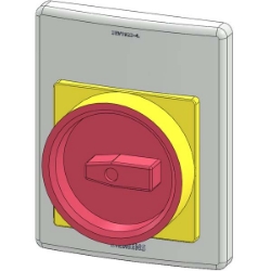 Slika Ploča prednja plastična za motorne prekidače IP55 54mm Sirius 3RV1 Siemens