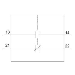 Slika Pomoćni kontakt 1NO 1NC prednji Sirius 3RV2 Siemens