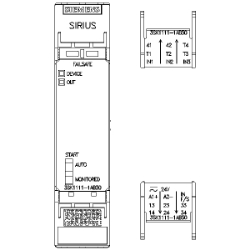 Slika Sigurnosni relej 3NO+1NC 24VAC/DC Sirius 3SK1 Siemens
