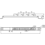 Slika Podupirač za sabirnice 800 mm Spacial Schneider