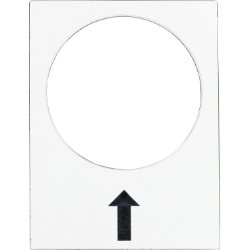 Slika Oznaka za tastere 30x40mm bela nadesno sporo Harmony Schneider