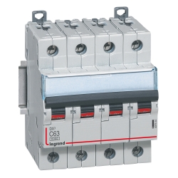 Slika Osigurač automatski 4P 63A C kriva 6kA Dx3 Legrand