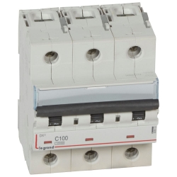 Slika Osigurač automatski 3P 100A C kriva 16kA Dx3 Legrand