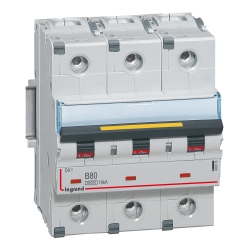 Slika Osigurač automatski 3P 80A B kriva 16kA DX-H Legrand