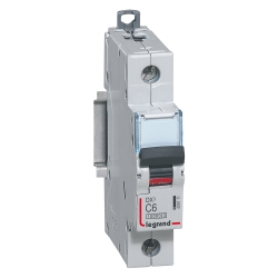 Slika Osigurač automatski 1P 6A C kriva 10kA DX3 Legrand