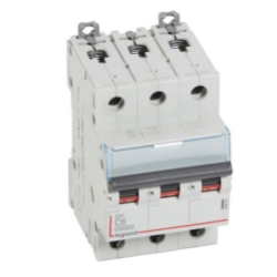 Slika Osigurač automatski 3P 6A C kriva 16kA DX3 Legrand