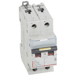 Slika Osigurač automatski DX3 DC 2P-6kV 10A kriva C Legrand