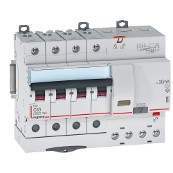 Slika FID sklopka DX3 4P C63 6000A AC 30mA 7M Legrand