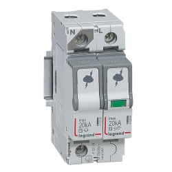 Slika Odvodnik prenapona SPD T2 20kA 1P+N Legrand