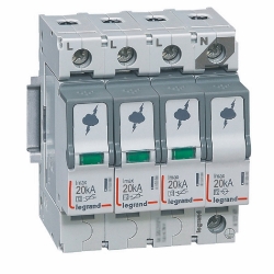 Slika Odvodnik prenapona modularni SPD T2 3P+N 20/5kA 320V Legrand