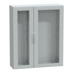 Slika Slobodnostojeći poliesterski orman PLA potpuno zaptiven 1500x1250x420 IP65 provid. vrata Schneider