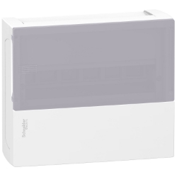Slika Spratna tabla nadgradna 1x12 modula dimovana vrata Mini Pragma Schneider