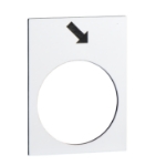 Slika Oznaka za tastere 30x40mm bela napred sporo Harmony Schneider