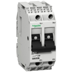 Slika Prekidač termomagnetni TeSys GB2 2P 10A Id=138A Schneider