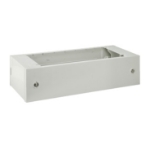 Slika Podnožje za orman PLM75 prednji otvor IP44-IK10 RAL7035 Schneider