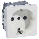Slika Priključnica 2P modularna 2M 16A 230V 2P+E bela Vela Legrand