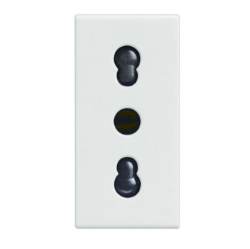 Slika Utičnica 2P+E italijanski standard 1M 10/16A bela Vela Legrand