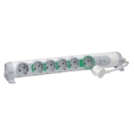 Slika Kabal produžni sa prekidačem MASTERSLAVE funk. H05VV-F 3x1.5mm2 1.5m 6 priklj. mesta 2P+E . Legrand
