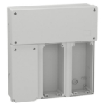 Slika Modularno kućište 3 utičnice sa otcepnom kutijom dimenzija 340x360 PratiKa Schneider