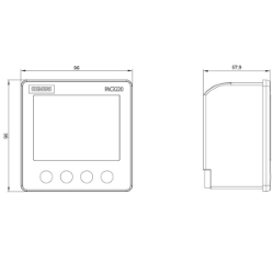 Slika Analizator mrežni LCD 3fazni Modbus TCP Profinet Profibus aktivna/reakti 7KMPAC3200 Sentron Siemens