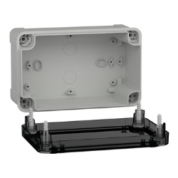 Slika Kutija ABS IP66 IK07 RAL7035 U:V175 Š105 D80 S:H191 Š121 D87 providan poklopac V20 Schneider