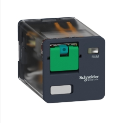 Slika Relej utični cilindrični 10 A 3 C/O 12 V DC ZELIO RUM Schneider