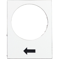 Slika Oznaka za tastere 30x40mm bela dizanje ili nadesno, sporo Schneider