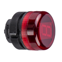Slika Crvena glava digitalnog displeja O22 Schneider