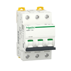 Slika Osigurač automatski 3P 3A C kriva IC60N 50kA Acti9 Schneider