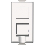 Slika Priključnica računarska modularna 1M RJ45 CAT 6 STP bela Matix Legrand