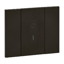 Slika Prekidač modularni 1M 16A 2P crna Living Now Legrand