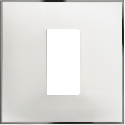Slika Okvir 1M hrom/beli Classia Legrand