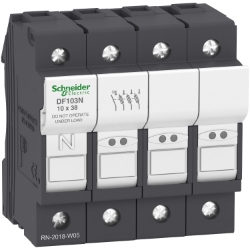 Slika Rastavljač sa osiguračima 10x38 mm 3P+N 32A TeSys Schneider