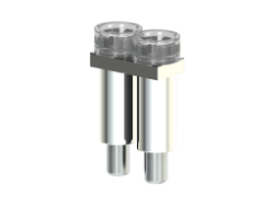 Slika Kratkospojnik za vijčane stezaljke 2,5 mm2 dvopolni UK 2,5/2 - AVK 2,5 Klemsan