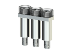 Slika Kratkospojnik za vijčane stezaljke 2,5 mm2 tropolni UK 2,5/3 - AVK 2,5 Klemsan