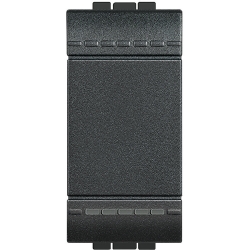 Slika Prekidač unakrsni modularni 1M 16A 250VAC IP20 crni Living Light Legrand