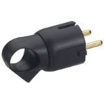 Slika Utikač 2P+E 16A 230V ugaoni prsten crni Legrand