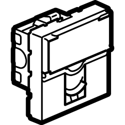 Slika Priključnica računarska modularna 2M RJ45 CAT 6 UTP bela Mosaic LCS2 Legrand