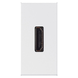 Slika Priključnica TV modularna 1M HDMI bela Mosaic Legrand