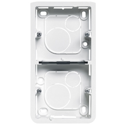 Slika Kutija nadgradna 5/2x2M vertikalna bela PM Legrand