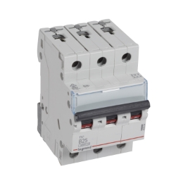 Slika Osigurač automatski 3P 25A B kriva 6kA TX3 Legrand