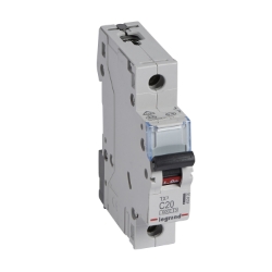 Slika Osigurač automatski 1P 20A C kriva 6kA TX3 Legrand