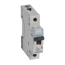 Slika Osigurač automatski 1P 25A C kriva 10kA Tx3 Legrand