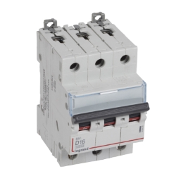 Slika Osigurač automatski 3P 16A D kriva 10kA DX3 Legrand