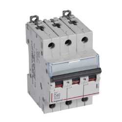 Slika Osigurač automatski 3P 40A D kriva 10kA DX3 Legrand