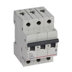 Slika Osigurač automatski 3P 32A kriva C 6kA Rx3 Legrand