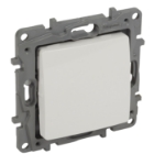 Slika Taster ugradni 6A 250VAC osvetljeni IP20 beli Niloe Legrand
