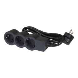 Slika Kabal produžni H05VV-F 3x1.5mm2 5M 3 priključna mesta 2P+E beli/svetlo sivi Legrand