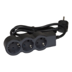 Slika Kabal produžni H05VV-F 3x1.5mm2 5M 3 priključna mesta 2P+E beli/svetlo sivi Legrand