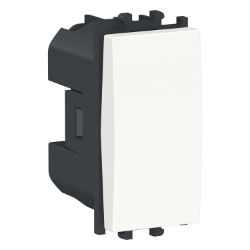 Slika Prekidač jednopolni modularni 1M 16A 250VAC beli Easy Styl Schneider